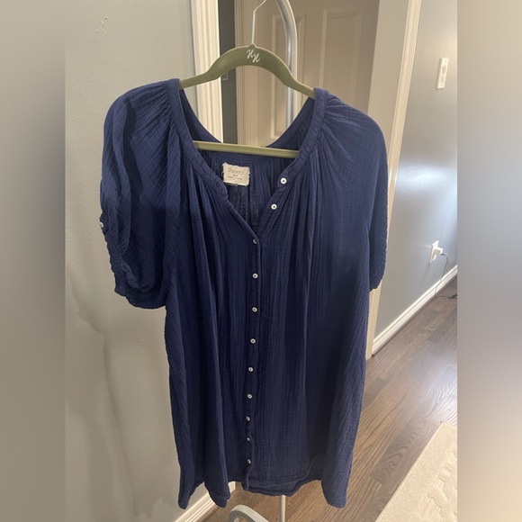 9SEED Sifrios Mini Dress in Navy - Picture 6 of 6